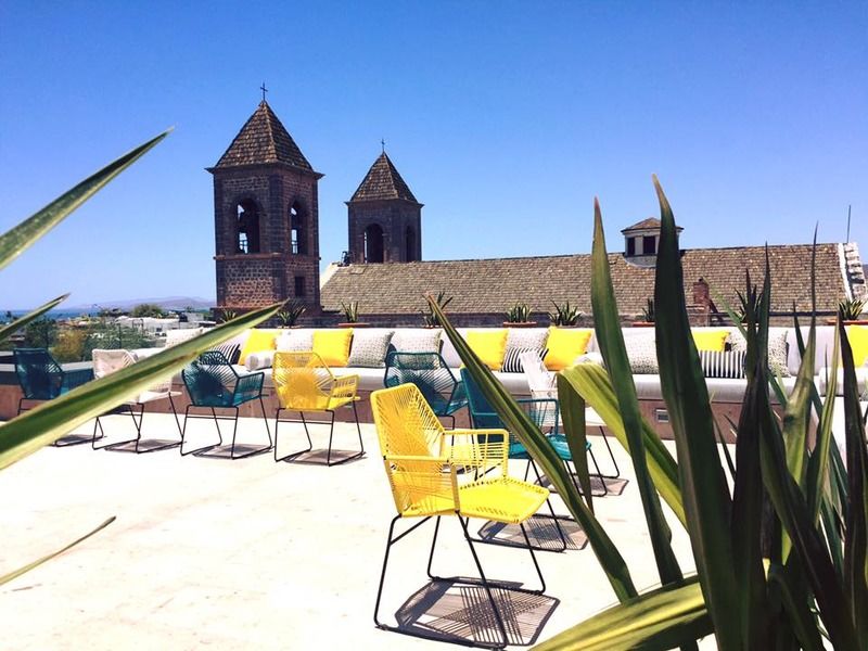 Hotel Catedral لاباز المظهر الخارجي الصورة Rooftop of the hotel