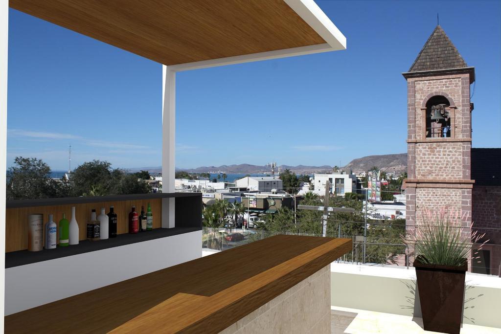 Hotel Catedral لاباز المظهر الخارجي الصورة Rooftop bar
